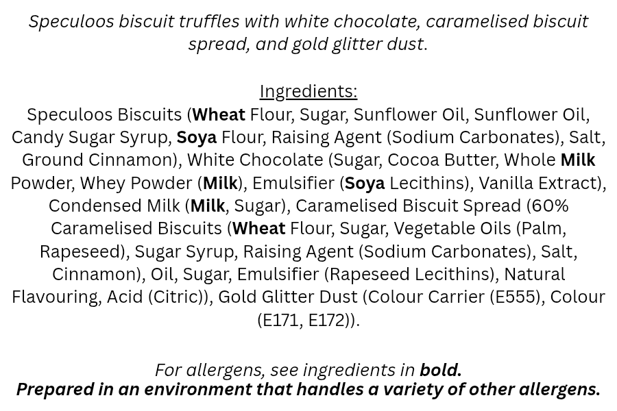 Speculoos Truffles - 3 pack