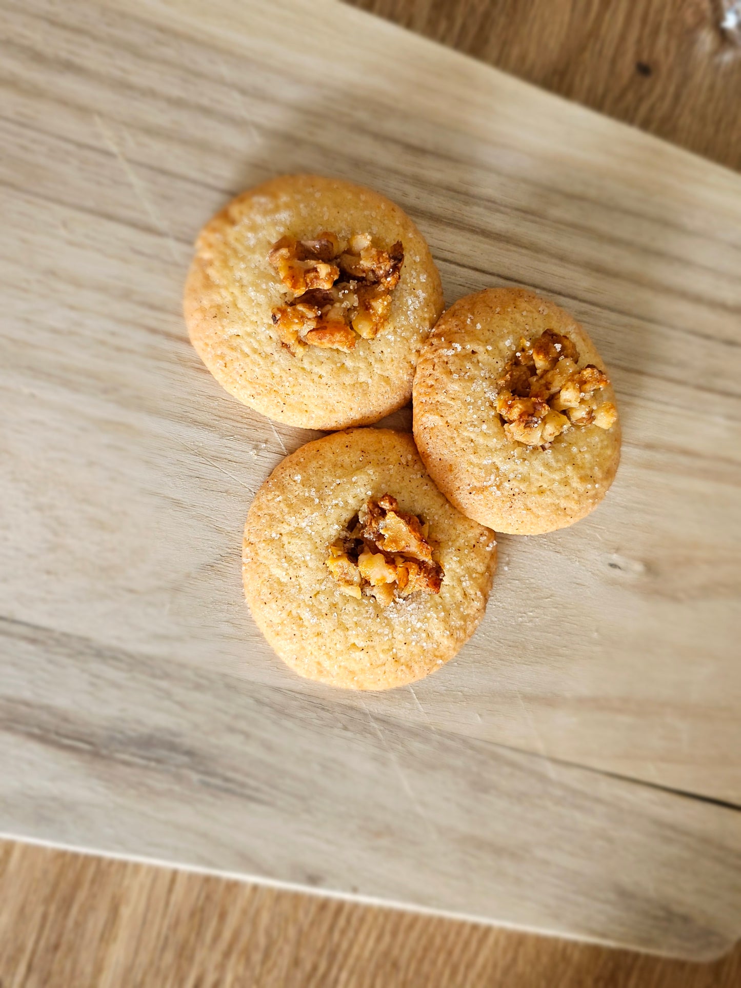 Baklava Thumbprint Cookies (Pack of 3) - with Honey, Cinnamon and Walnuts