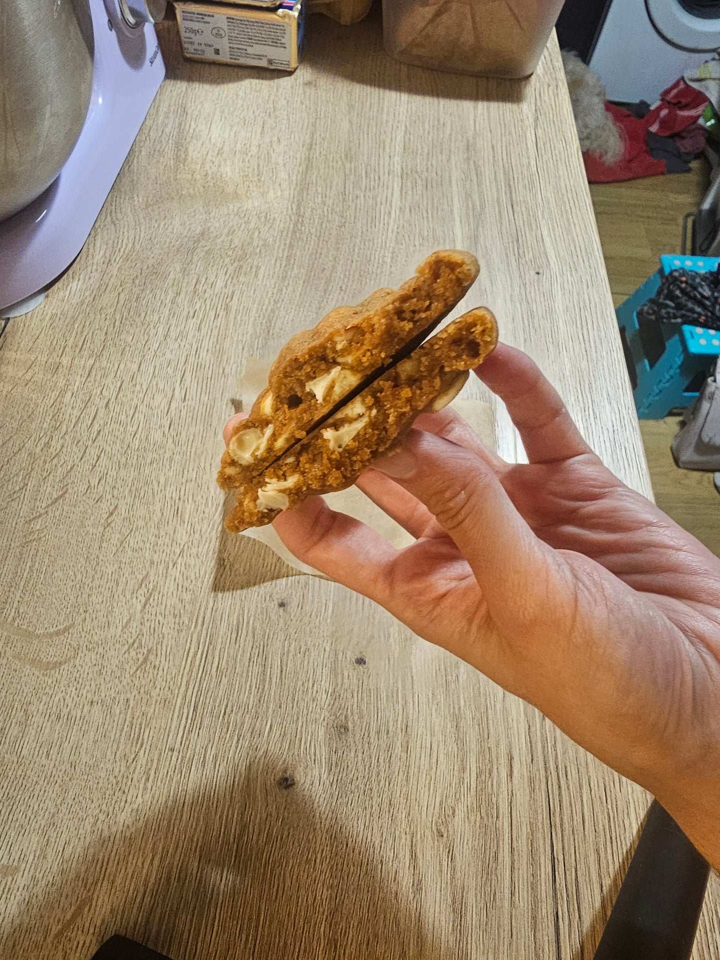 Chai Spiced Cookies with White Chocolate and Pecans