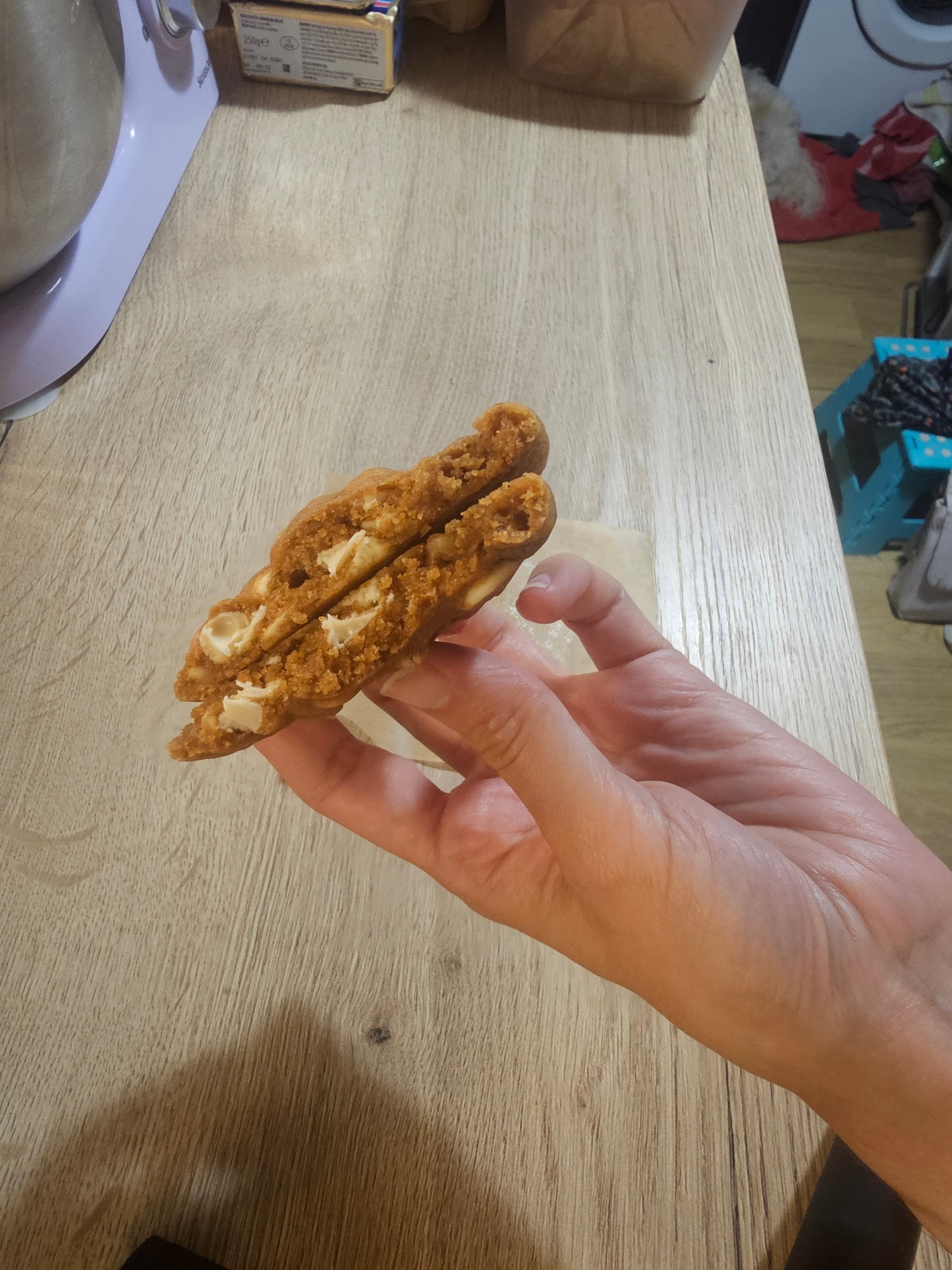 Chai Spiced Cookies with White Chocolate and Pecans