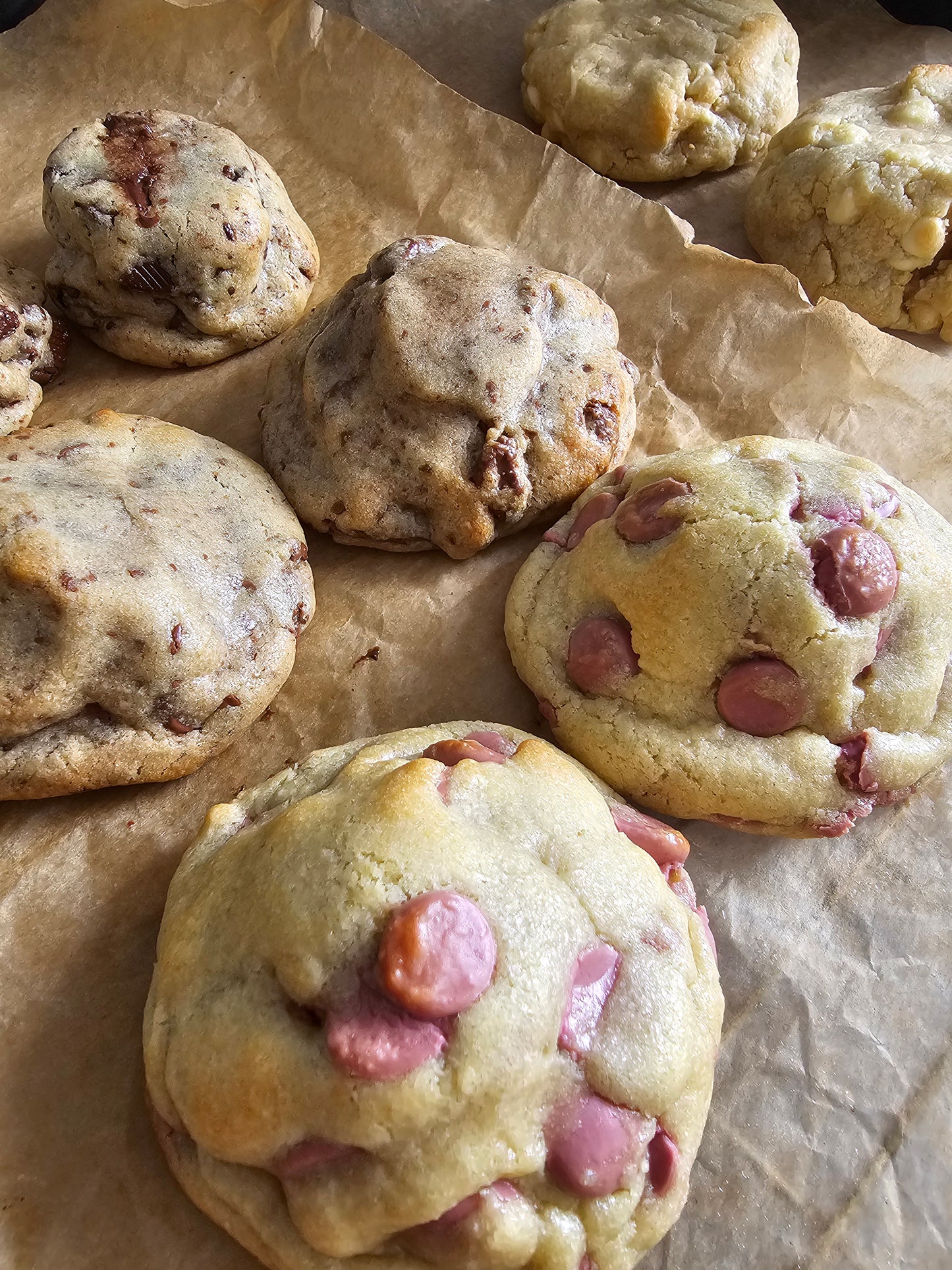 Chocolate Chip Cookies Stuffed with Chocolate Fudge Cake