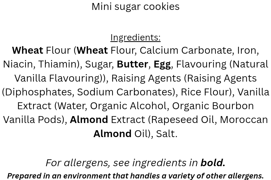 Mini Cookies Bag - Gift Treat Bag