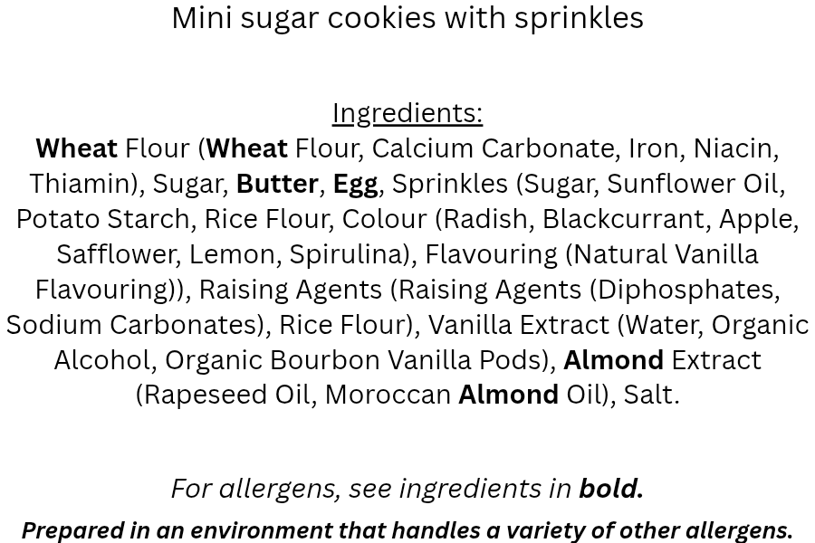 Mini Cookies Bag - Gift Treat Bag