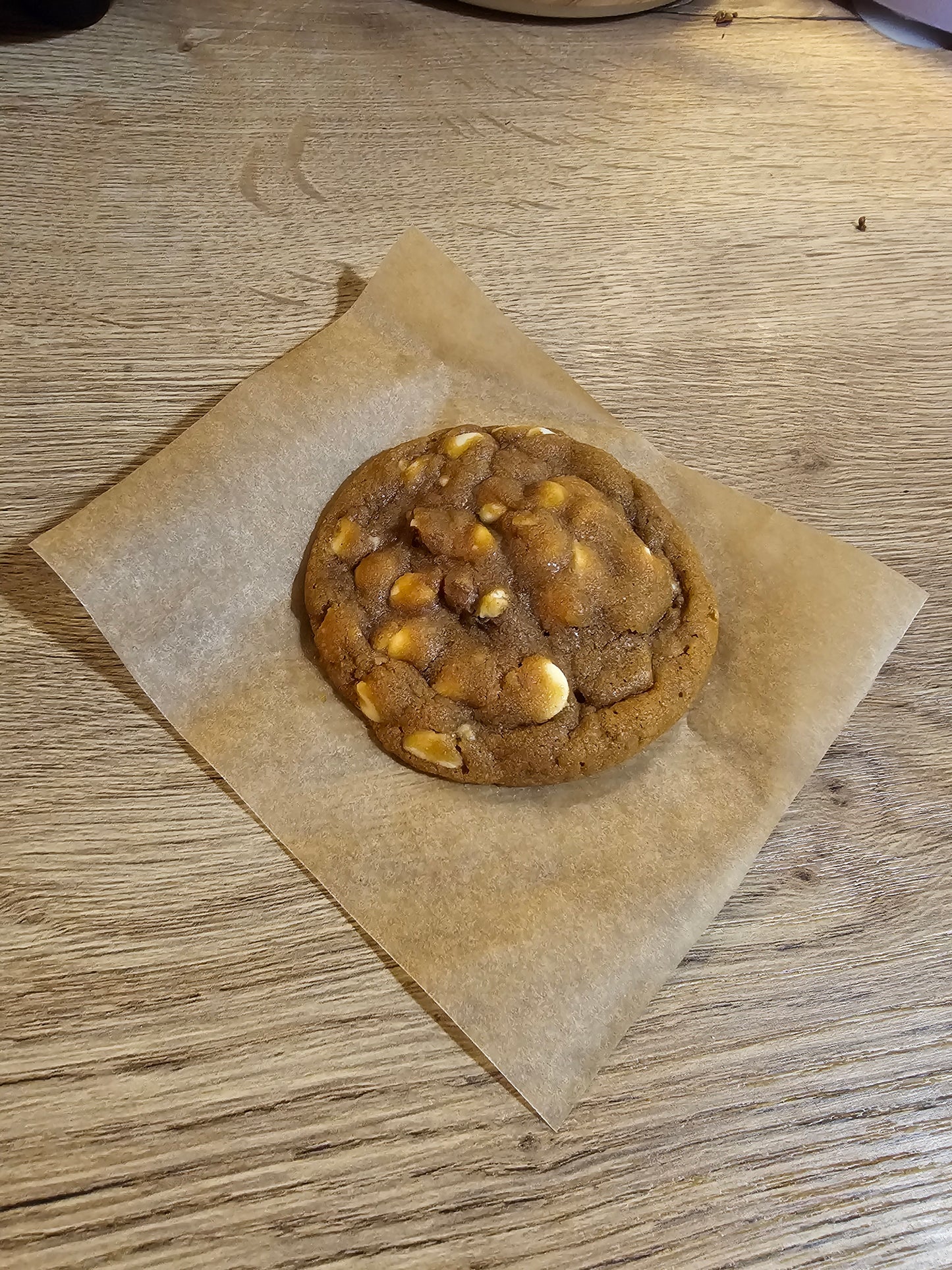 Chai Spiced Cookies with White Chocolate and Pecans