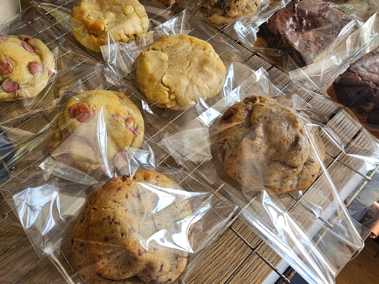 Chocolate Chip Cookies Stuffed with Chocolate Fudge Cake