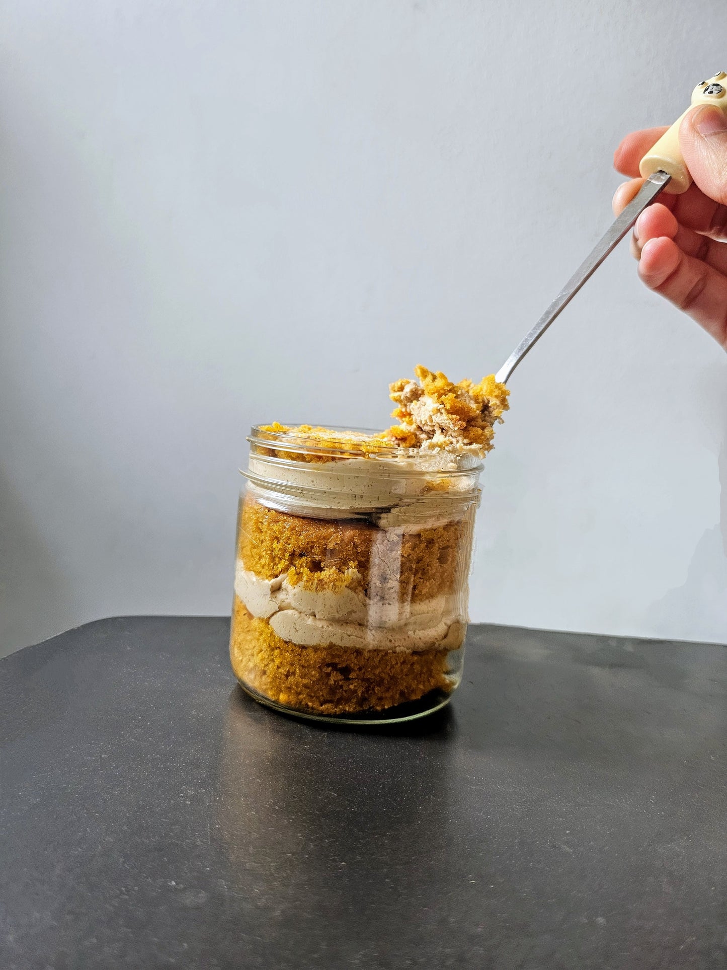 Pumpkin Spice Latte Cake Jar