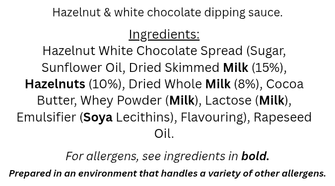 Mini Cookie Dipping Box (Large) - Tiny Cookies with Your Choice of Dips
