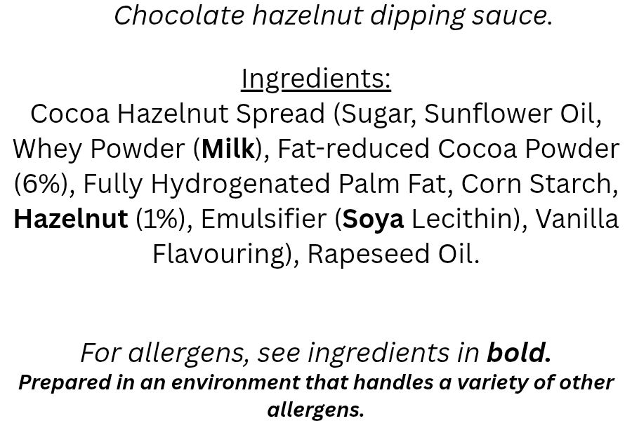 Mini Cookie Dipping Box (Large) - Tiny Cookies with Your Choice of Dips
