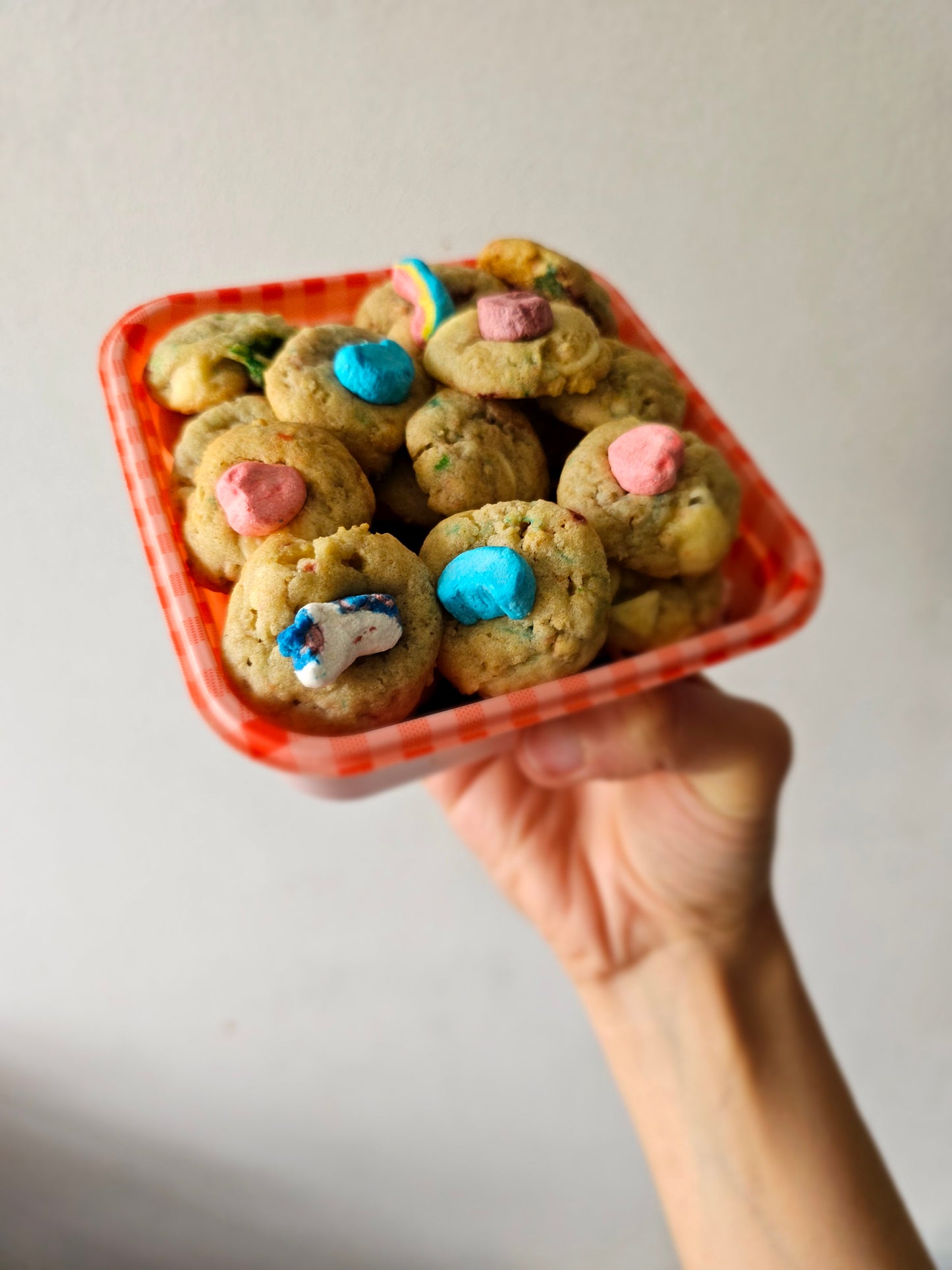 Mini Cookie Dipping Box (Small) - Tiny Cookies with Your Choice of Dip